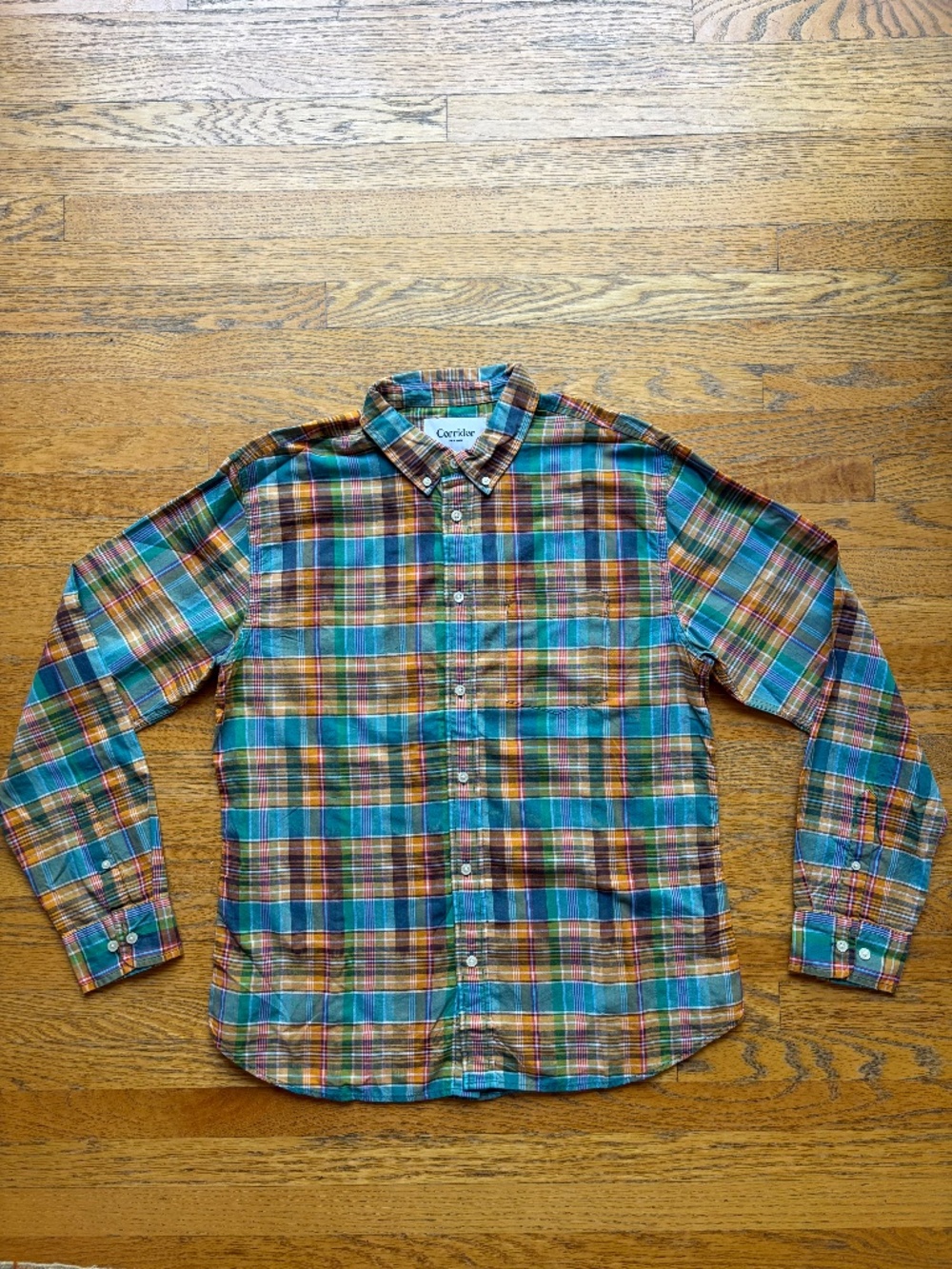 CORRIDOR MADRAS SHIRT - MENS LARGE